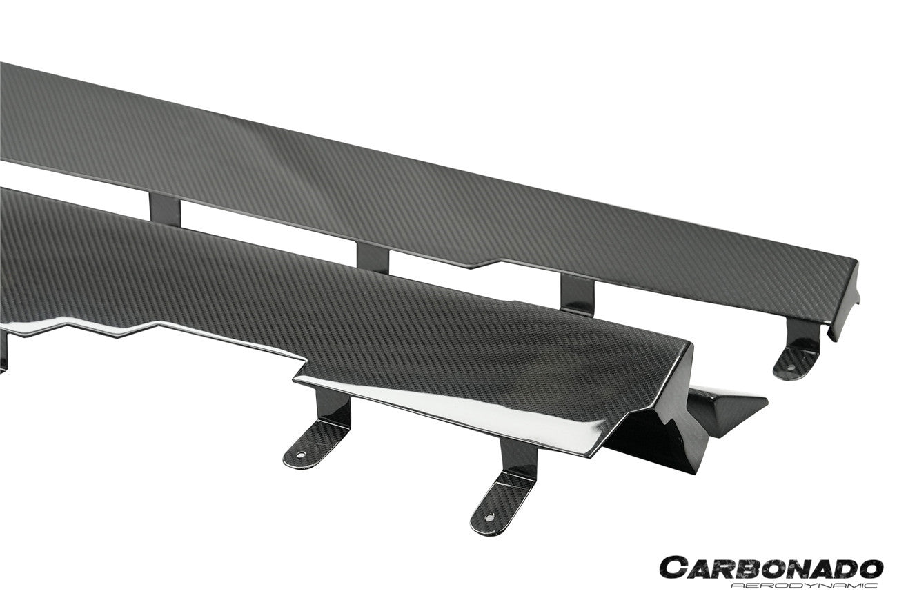 Carbonado 2020-2025 BMW X6M F96   G06 X6  AD Style Dry Carbon Fiber Side Skirts