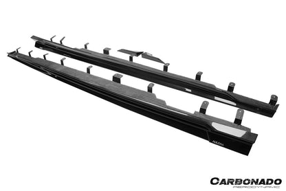 Carbonado 2020-2025 BMW X6M F96   G06 X6  AD Style Dry Carbon Fiber Side Skirts