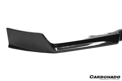 Carbonado 2020-2023  BMW X6M F96 AD Style Dry Carbon Fiber Front Lip