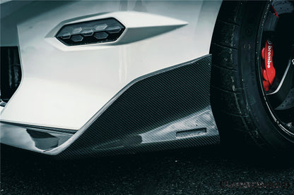 Borde delantero de fibra de carbono estilo Nissan GTR R35 VS Carbonado 2023-2025