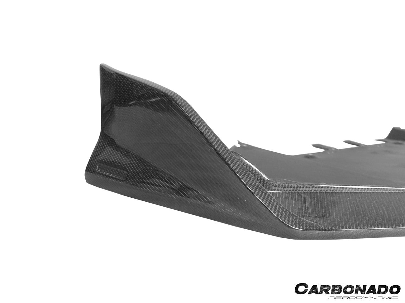 Borde delantero de fibra de carbono estilo Nissan GTR R35 VS Carbonado 2023-2025