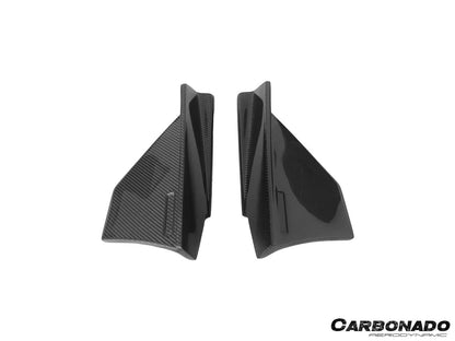 Carbonado VS Style Carbon Fiber Rear Bumper Corner Splitter Lip Caps | 2023-2025 Nissan GTR R35