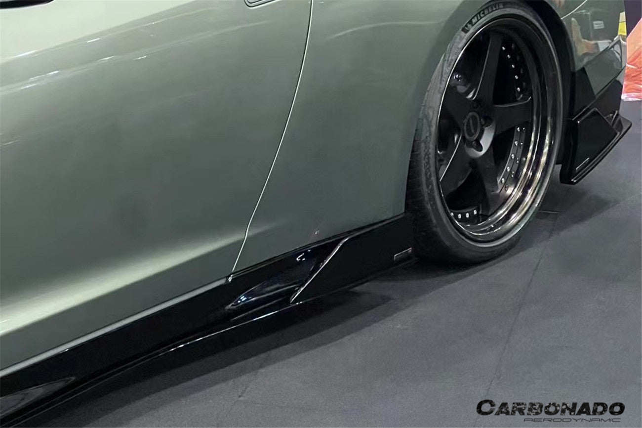 Carbonado 2007-2025 Nissan GTR R35 CBA DBA EBA VS Style Carbon Fiber Side Skirts