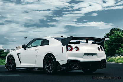 Carbonado VS Style Carbon Fiber Rear Bumper Corner Splitter Lip Caps | 2023-2025 Nissan GTR R35