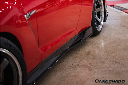 Carbonado 2007-2025 Nissan GTR R35 CBA DBA EBA VS Style Carbon Fiber Side Skirts