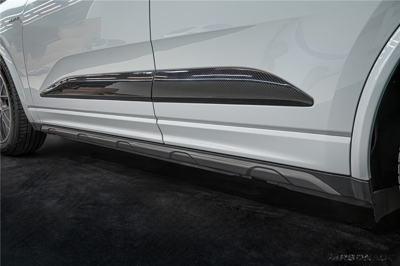Carbonado Aero 2024-2026 Porsche Macan Electric 95C OE Style Autoclave Carbon Fiber Door Trims | Fits EV 4, 4S, Turbo, GTS