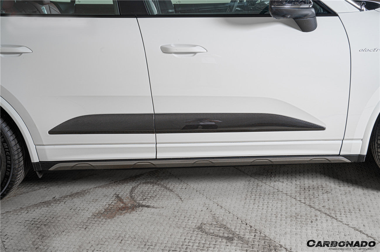 Carbonado Aero 2024-2026 Porsche Macan Electric 95C OE Style Autoclave Carbon Fiber Door Trims | Fits EV 4, 4S, Turbo, GTS