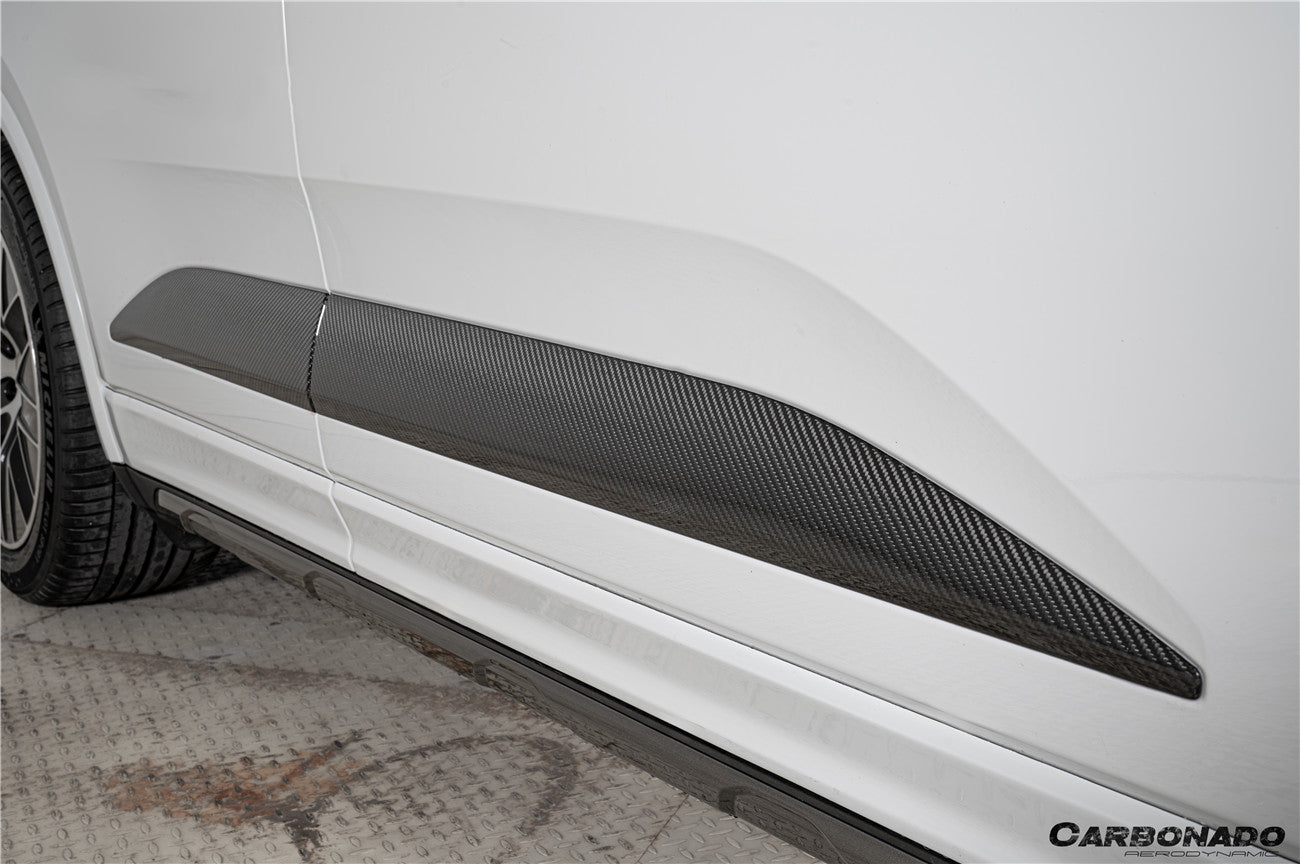 Carbonado Aero 2024-2026 Porsche Macan Electric 95C OE Style Autoclave Carbon Fiber Door Trims | Fits EV 4, 4S, Turbo, GTS