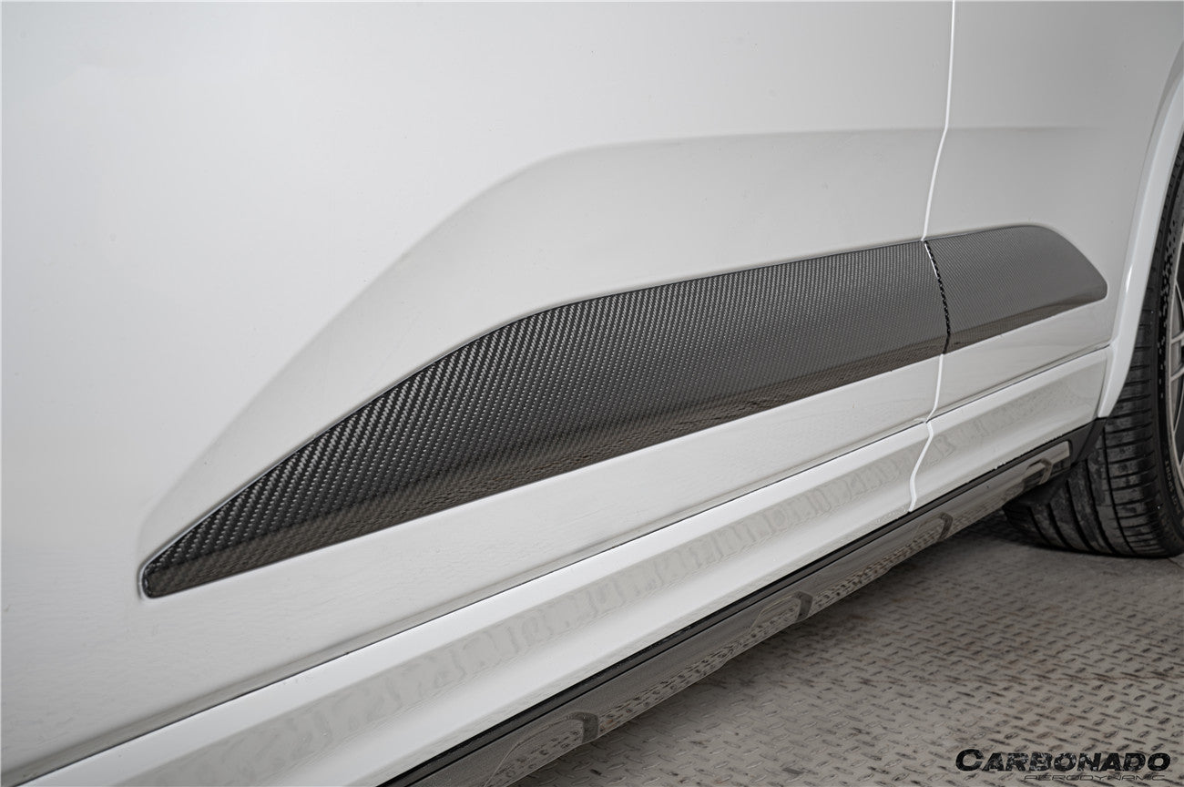 Carbonado Aero 2024-2026 Porsche Macan Electric 95C OE Style Autoclave Carbon Fiber Door Trims | Fits EV 4, 4S, Turbo, GTS
