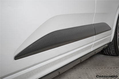 Carbonado Aero 2024-2026 Porsche Macan Electric 95C OE Style Autoclave Carbon Fiber Door Trims | Fits EV 4, 4S, Turbo, GTS