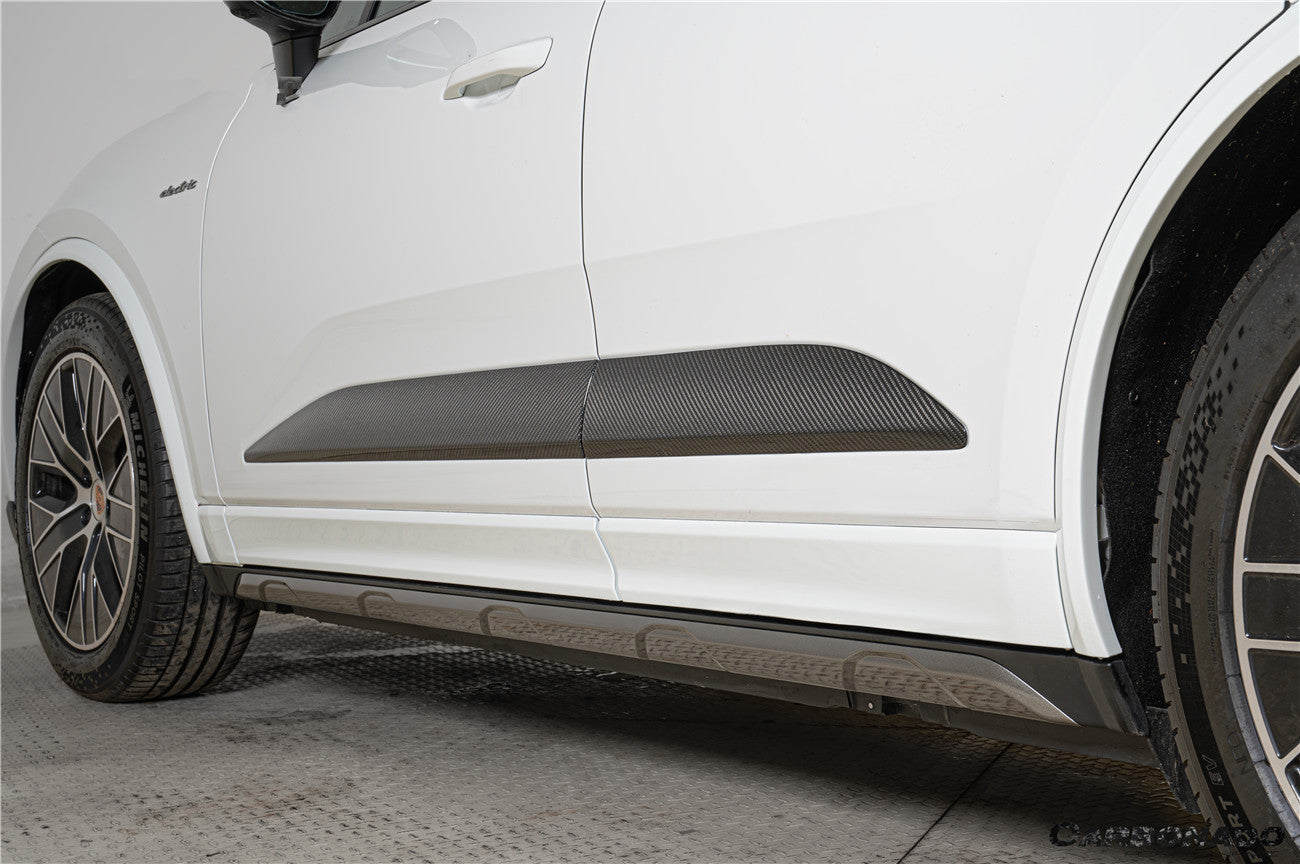 Carbonado Aero 2024-2026 Porsche Macan Electric 95C OE Style Autoclave Carbon Fiber Door Trims | Fits EV 4, 4S, Turbo, GTS
