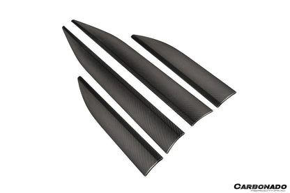 Carbonado Aero 2024-2026 Porsche Macan Electric 95C OE Style Autoclave Carbon Fiber Door Trims | Fits EV 4, 4S, Turbo, GTS