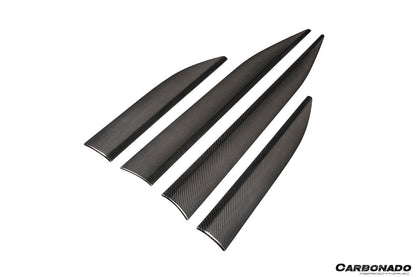 Carbonado Aero 2024-2026 Porsche Macan Electric 95C OE Style Autoclave Carbon Fiber Door Trims | Fits EV 4, 4S, Turbo, GTS