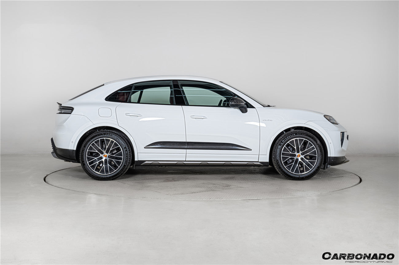 Carbonado Aero 2024-2026 Porsche Macan Electric 95C OE Style Autoclave Carbon Fiber Door Trims | Fits EV 4, 4S, Turbo, GTS