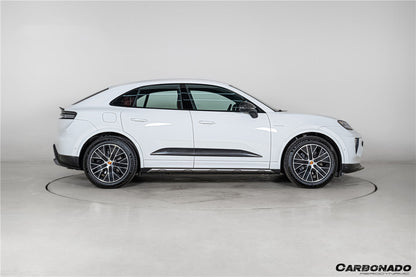 Carbonado Aero 2024-2026 Porsche Macan Electric 95C OE Style Autoclave Carbon Fiber Door Trims | Fits EV 4, 4S, Turbo, GTS