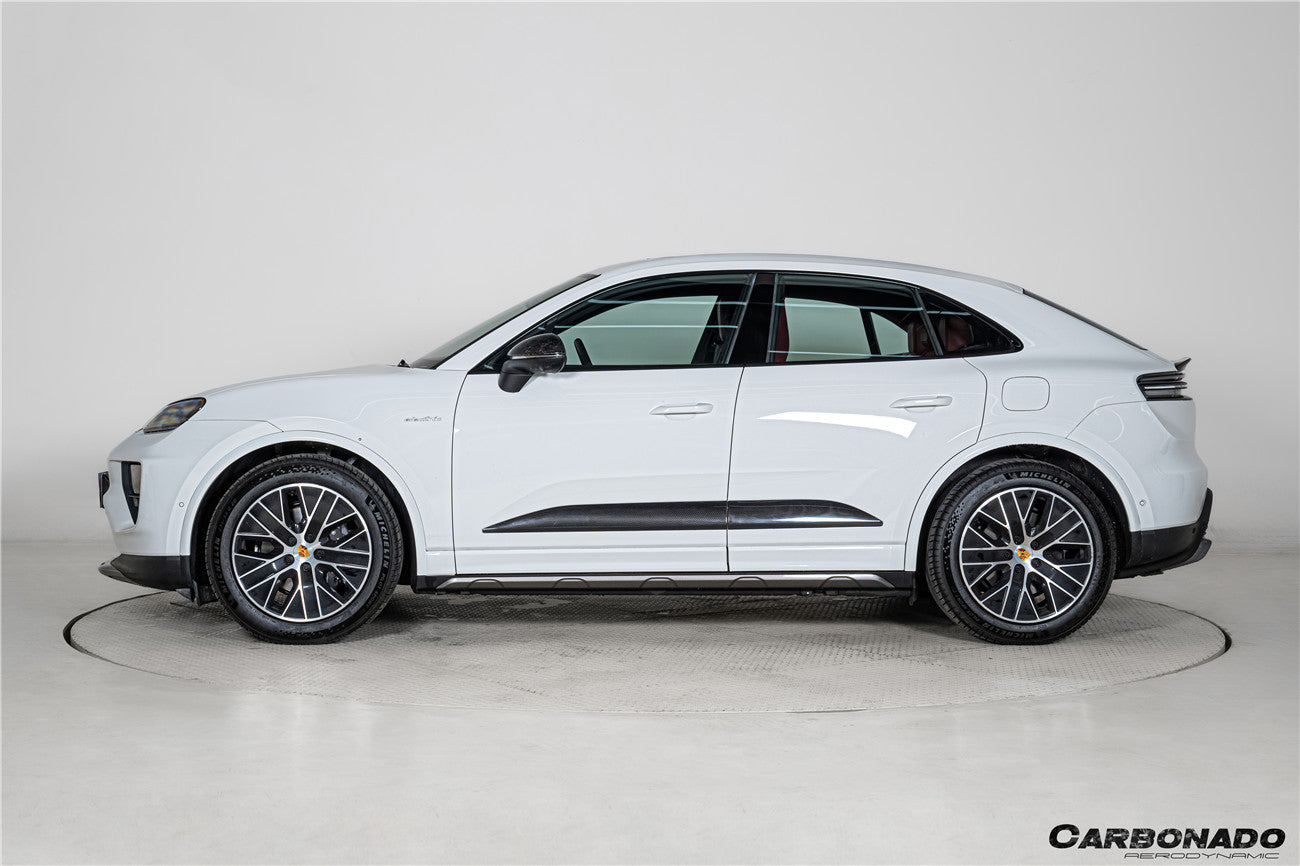 Carbonado Aero 2024-2026 Porsche Macan Electric 95C OE Style Autoclave Carbon Fiber Door Trims | Fits EV 4, 4S, Turbo, GTS
