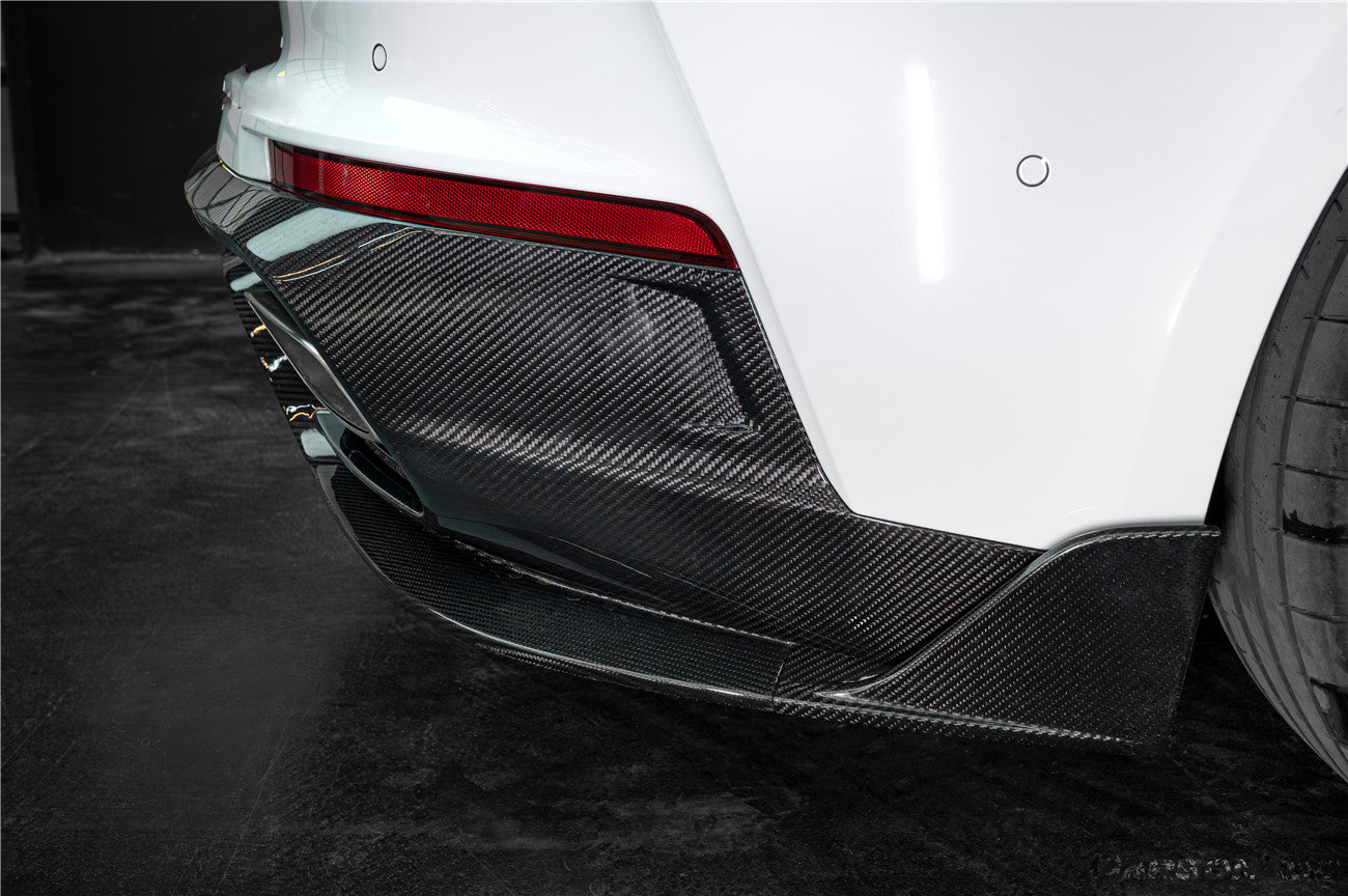 Carbonado 2024-2026 Porsche Panamera 976 KDA Style Autoclave Carbon Fiber Rear Diffuser Lip | Fits S, 4, 4S, E-Hybrid, 4 E-Hybrid, Sport Turismo, Turbo, Turbo s, GTS, Turbo E-Hybrid, Turbo s E-Hybrid