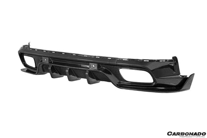 Carbonado 2024-2026 Porsche Panamera 976 KDA Style Autoclave Carbon Fiber Rear Diffuser Lip | Fits S, 4, 4S, E-Hybrid, 4 E-Hybrid, Sport Turismo, Turbo, Turbo s, GTS, Turbo E-Hybrid, Turbo s E-Hybrid