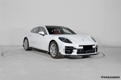 Carbonado 2024-2026 Porsche Panamera 976 KDA Style Autoclave Carbon Fiber Front Lip | Turbo, Turbo s, GTS, Turbo E-Hybrid, Turbo s E-Hybrid