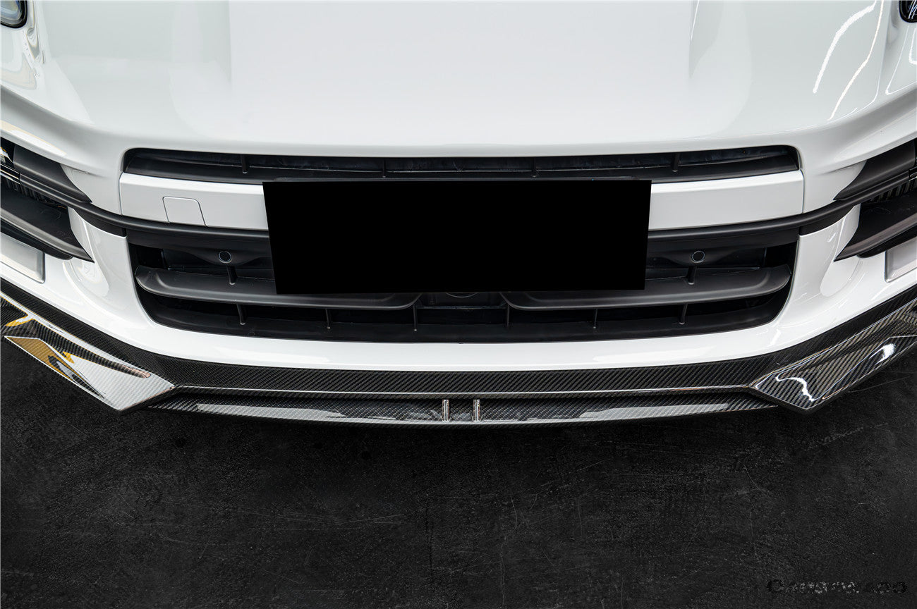 Carbonado 2024-2026 Porsche Panamera 976 KDA Style Autoclave Carbon Fiber Front Lip | Turbo, Turbo s, GTS, Turbo E-Hybrid, Turbo s E-Hybrid