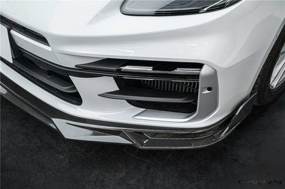 Carbonado 2024-2026 Porsche Panamera 976 KDA Style Autoclave Carbon Fiber Front Lip | Turbo, Turbo s, GTS, Turbo E-Hybrid, Turbo s E-Hybrid