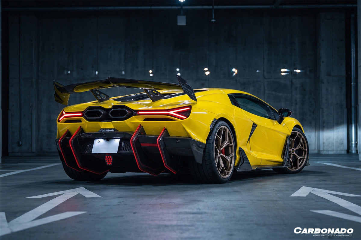 Carbonado Aero BKII Style Autoclave Carbon Fiber Trunk Wing Spoiler | 2024-UP Lamborghini Revuelto
