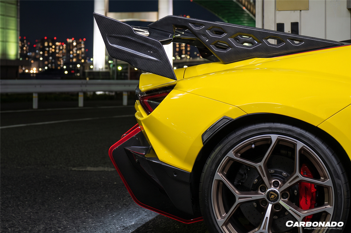 Carbonado Aero BKII Style Autoclave Carbon Fiber Trunk Wing Spoiler | 2024-UP Lamborghini Revuelto