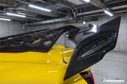 Carbonado Aero BKII Style Autoclave Carbon Fiber Trunk Wing Spoiler | 2024-UP Lamborghini Revuelto