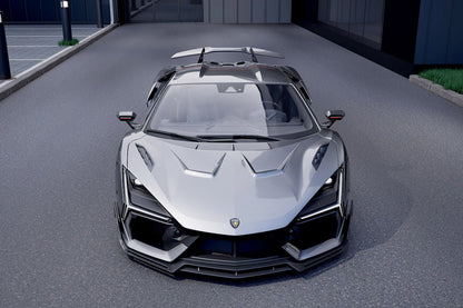 Carbonado Aero 2024 - UP Lamborghini Revuelto BK Style Autoclave Carbon Fiber Hood - 5
