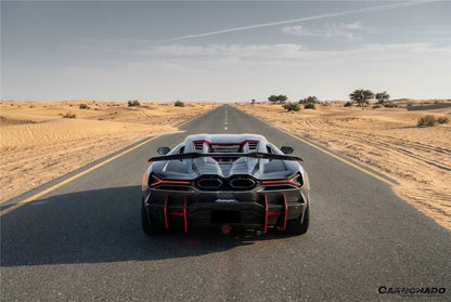 Carbonado Aero 2024 - UP Lamborghini Revuelto BK Style Autoclave Carbon Fiber Trunk Wing Spoiler - 2