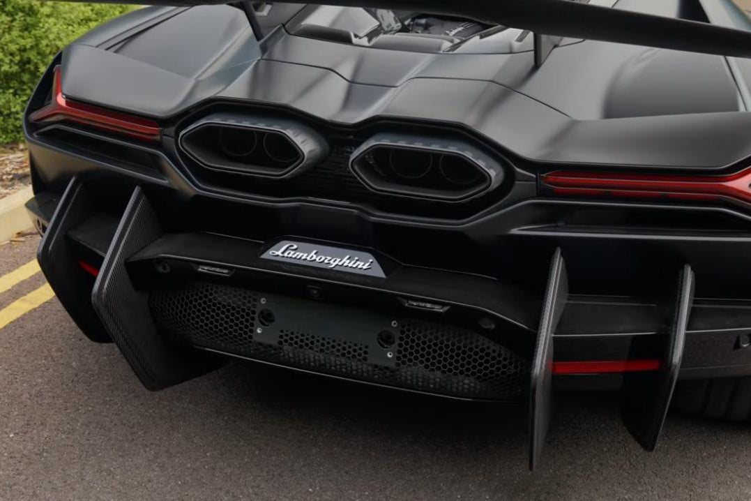 Carbonado Aero 2024 - UP Lamborghini Revuelto BK Style Autoclave Carbon Fiber Rear Diffuser Canards - 10