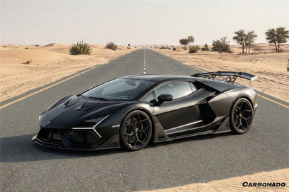 Carbonado Aero 2024 - UP Lamborghini Revuelto BK Style Autoclave Carbon Fiber Side Skirts - 4