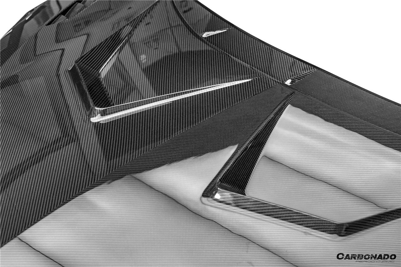 Carbonado Aero 2024 - UP Lamborghini Revuelto BK Style Autoclave Carbon Fiber Hood - 15