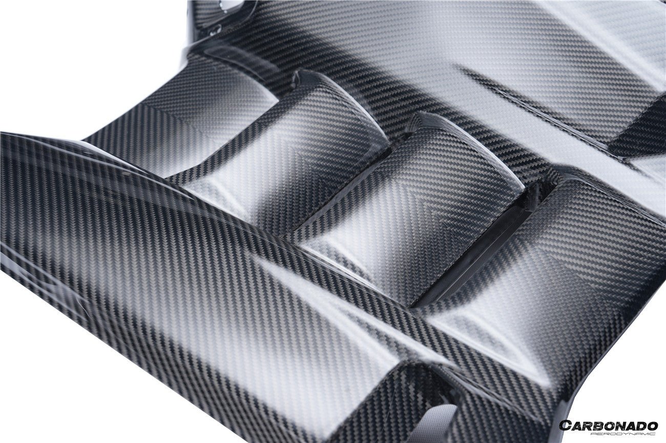 Carbonado Aero 2024 - UP Lamborghini Revuelto BK Style Autoclave Carbon Fiber Engine Hood - 6