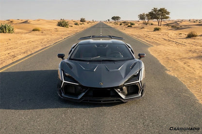 Carbonado Aero 2024 - UP Lamborghini Revuelto BK Style Autoclave Carbon Fiber Front Lip - 2