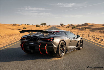 Carbonado Aero 2024 - UP Lamborghini Revuelto BK Style Autoclave Carbon Fiber Side Skirts - 3