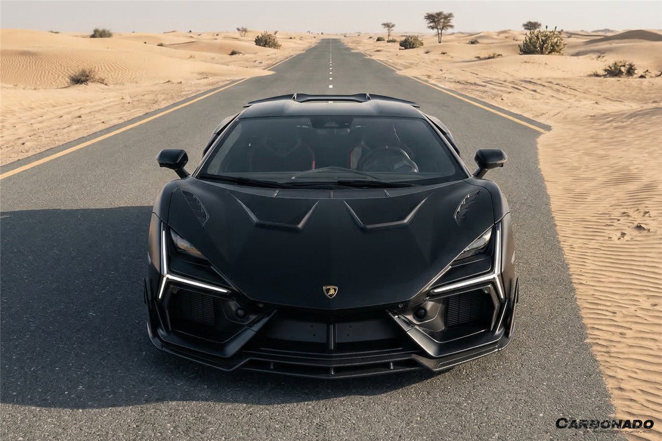 Carbonado Aero 2024 - UP Lamborghini Revuelto BK Style Autoclave Carbon Fiber Hood - 4