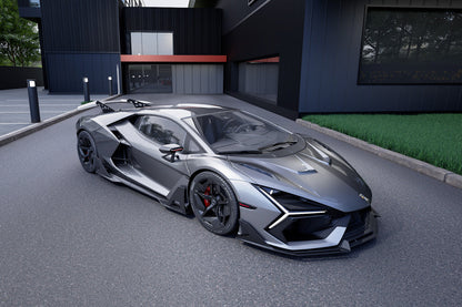 Carbonado Aero BK Style Autoclave Carbon Fiber Side Skirts | 2024-UP Lamborghini Revuelto