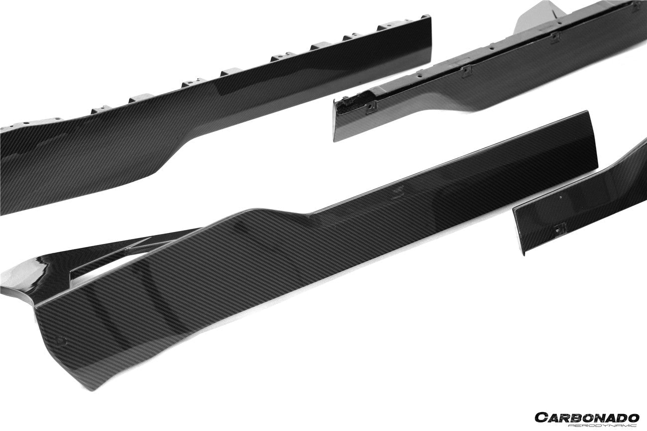 Carbonado Aero 2024 - UP Lamborghini Revuelto BK Style Autoclave Carbon Fiber Side Skirts - 19