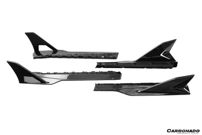 Carbonado Aero 2024 - UP Lamborghini Revuelto BK Style Autoclave Carbon Fiber Side Skirts - 20
