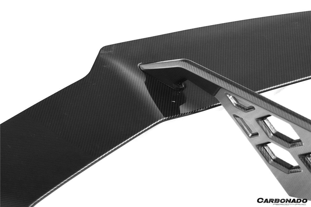 Carbonado Aero 2024 - UP Lamborghini Revuelto BK Style Autoclave Carbon Fiber Trunk Wing Spoiler - 18