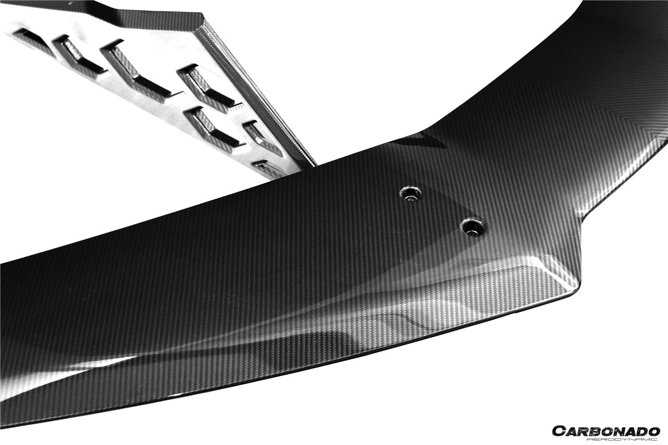 Carbonado Aero 2024 - UP Lamborghini Revuelto BK Style Autoclave Carbon Fiber Trunk Wing Spoiler - 19