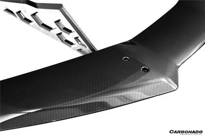 Carbonado Aero 2024 - UP Lamborghini Revuelto BK Style Autoclave Carbon Fiber Trunk Wing Spoiler - 19