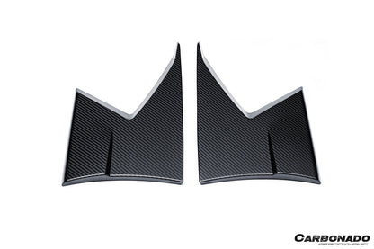 Carbonado MSY Style Autoclave Carbon Fiber Front Bumper Side Splitter | 2024-UP Lamborghini Revuelto