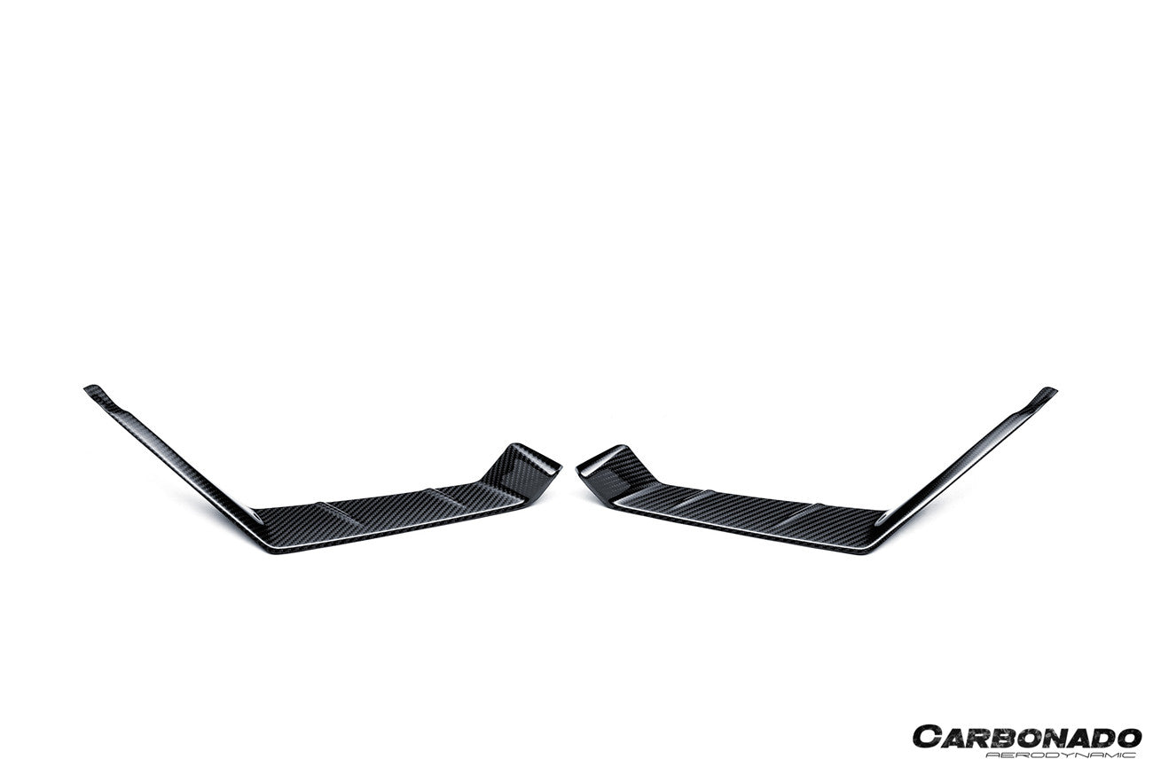 Carbonado MSY Style Autoclave Carbon Fiber Middle Front Light Cover | 2024-UP Lamborghini Revuelto