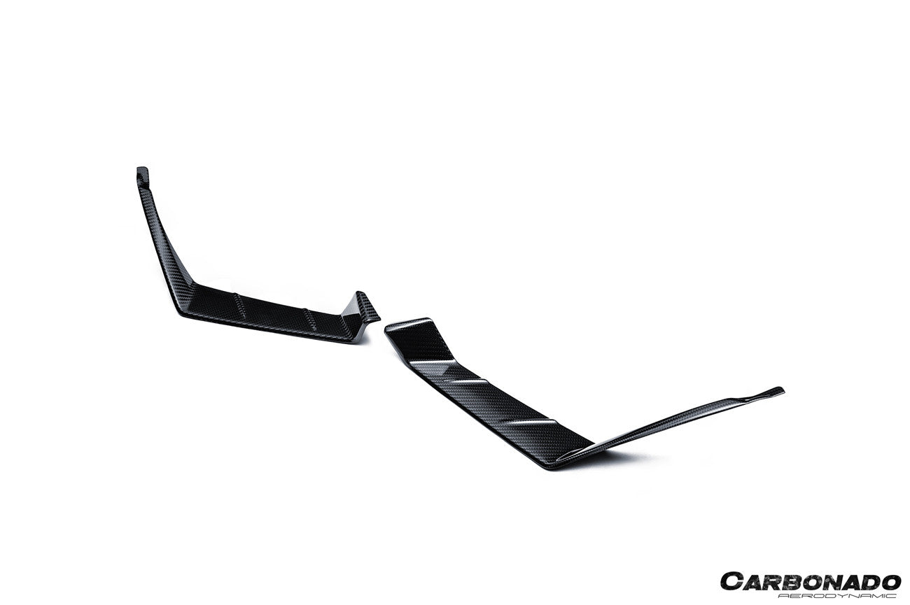 Carbonado MSY Style Autoclave Carbon Fiber Middle Front Light Cover | 2024-UP Lamborghini Revuelto