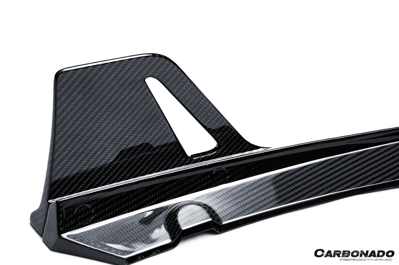 Carbonado MSY Style Autoclave Carbon Fiber Front Lip | 2024-UP Lamborghini Revuelto