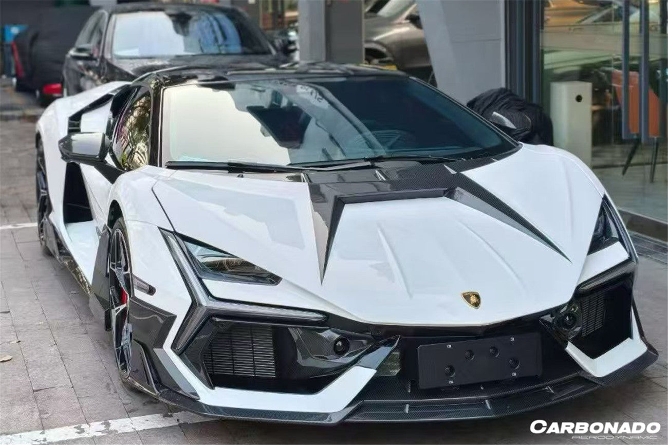 Carbonado MSY Style Autoclave Carbon Fiber Front Radar Cover | 2024-UP Lamborghini Revuelto
