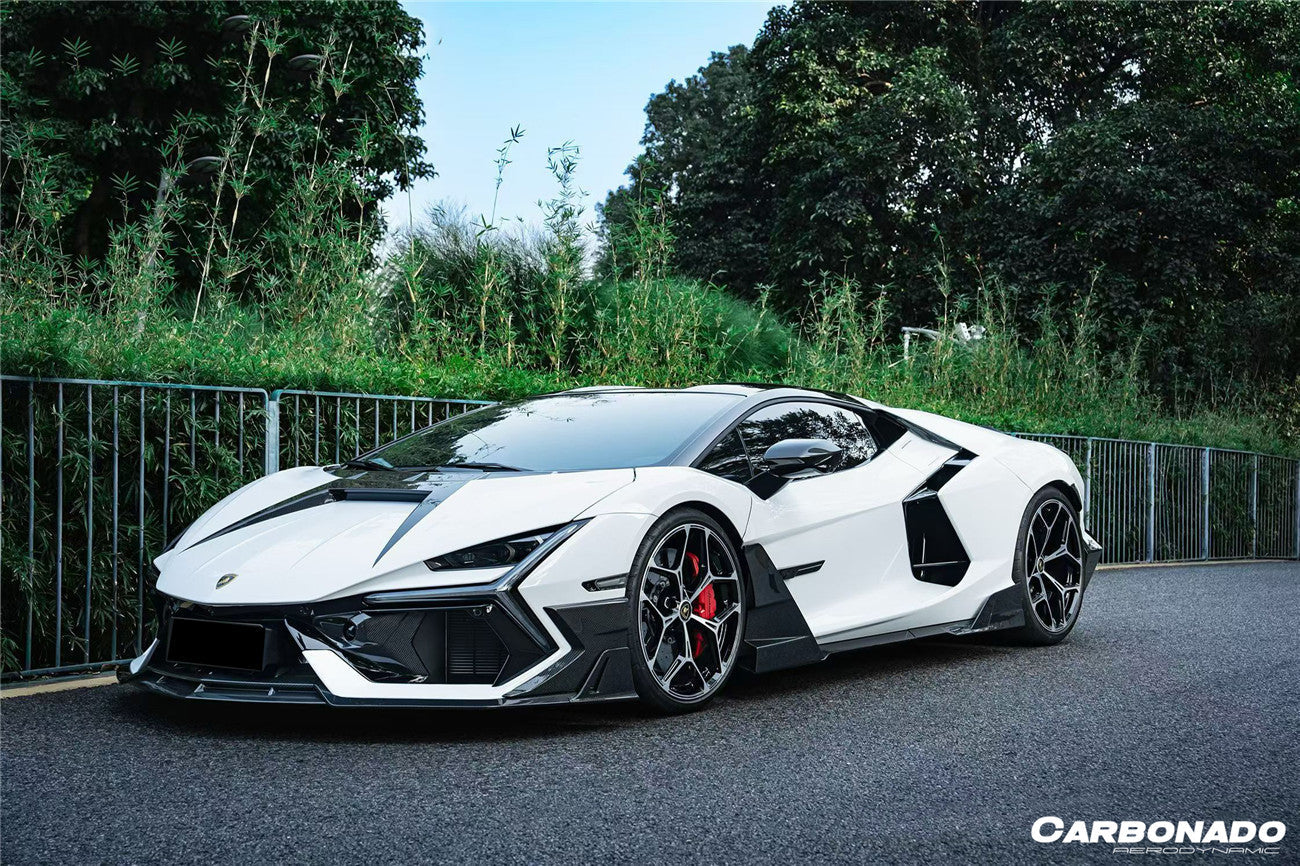 Carbonado MSY Style Autoclave Carbon Fiber Front Radar Cover | 2024-UP Lamborghini Revuelto
