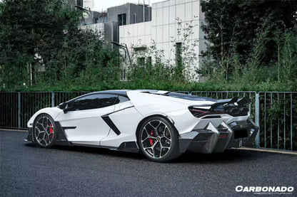 Faldones laterales de fibra de carbono Carbonado MSY Style Autoclave | 2024-UP Lamborghini Revuelto